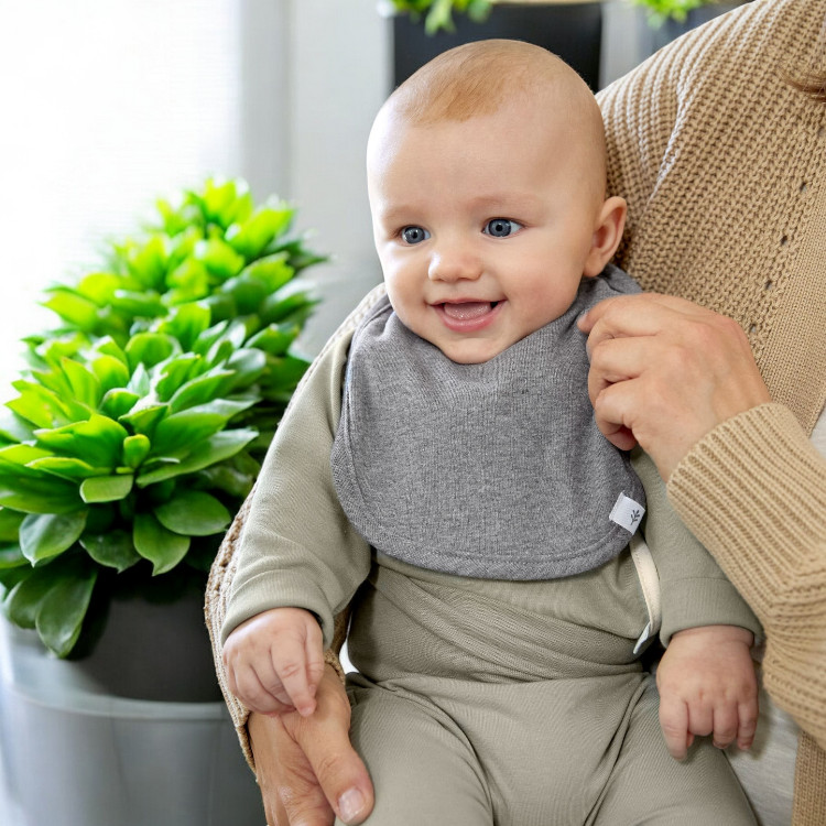 LÄSSIG Newborn Lätzchen - Saugfähig & Hautfreundlich